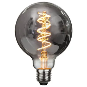 Żarówka LED G95 2W Filament DECOLED SMOKE Ściemniana