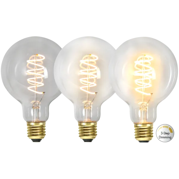 Żarówka LED G95 4W Filament DECOLED CLEAR 3-stopnie mocy — zdjęcie 3