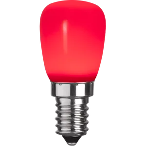 Żarówka LED ST26 0,9W Plastikowy Klosz Czerwona E14
