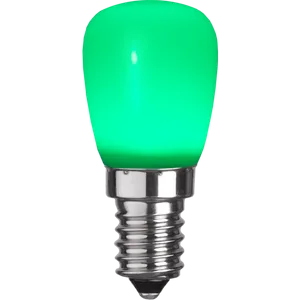 Żarówka LED ST26 0,9W Plastikowy Klosz Zielona E14