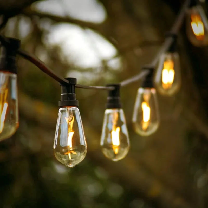 Żarówka LED ST64 0,75W Filament PLAIN AMBER 2000k — zdjęcie 3