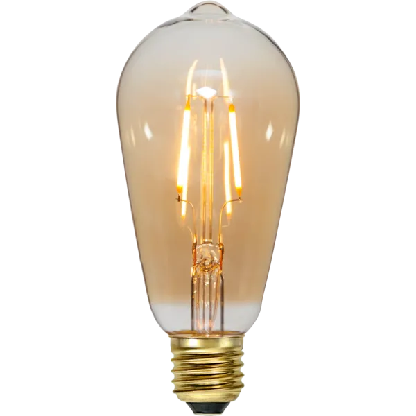 Żarówka LED ST64 0,75W Filament PLAIN AMBER 2000k — zdjęcie 4