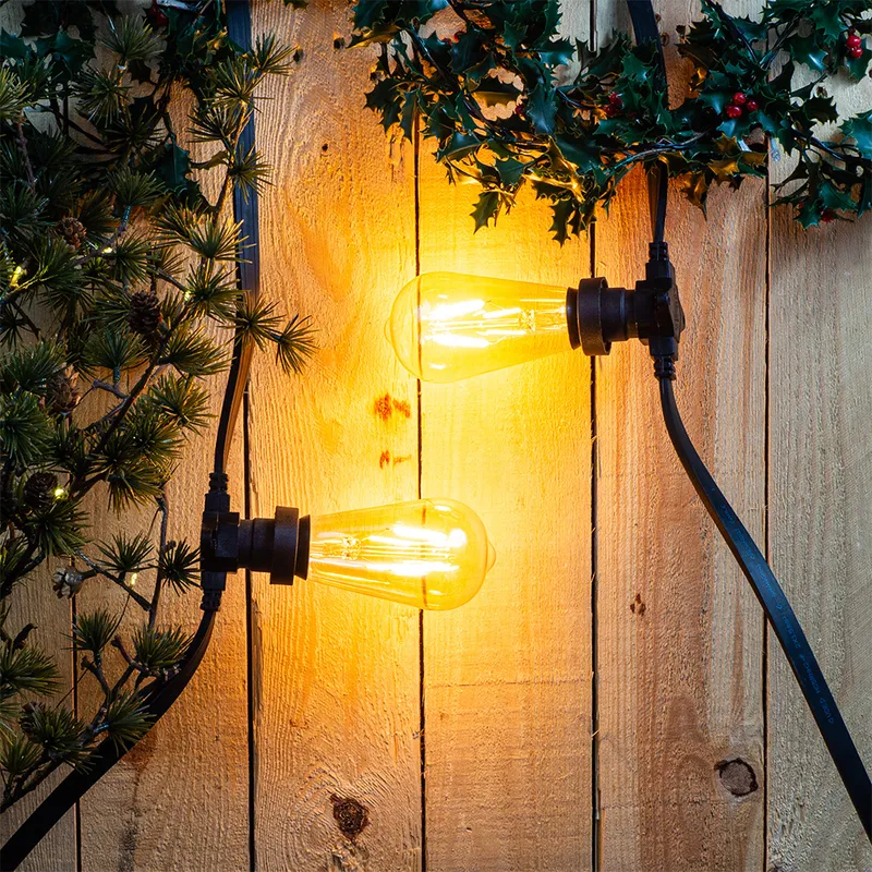 Żarówka LED ST64 0,75W Filament PLAIN AMBER 2000k — zdjęcie 7