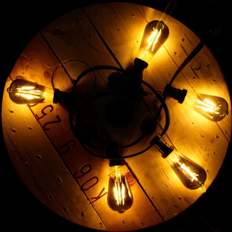 Żarówka LED ST64 1,8W Filament PLAIN SMOKE 2100k — zdjęcie 2