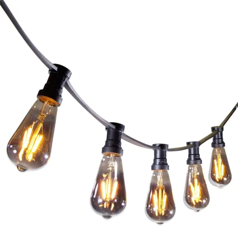 Żarówka LED ST64 1,8W Filament PLAIN SMOKE 2100k — zdjęcie 5