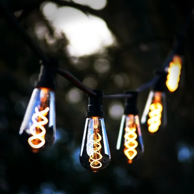 Żarówka LED ST64 2W ST64 Filament DECOLED SMOKE Ściemniana — zdjęcie 3