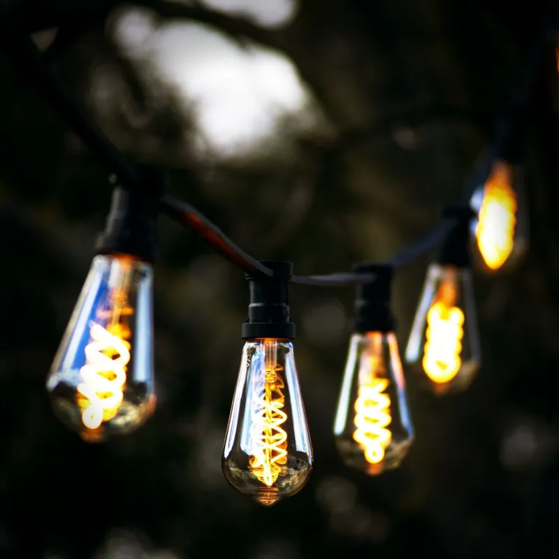 Żarówka LED ST64 3,2W Filament DECOLED AMBER Ściemniana — zdjęcie 3