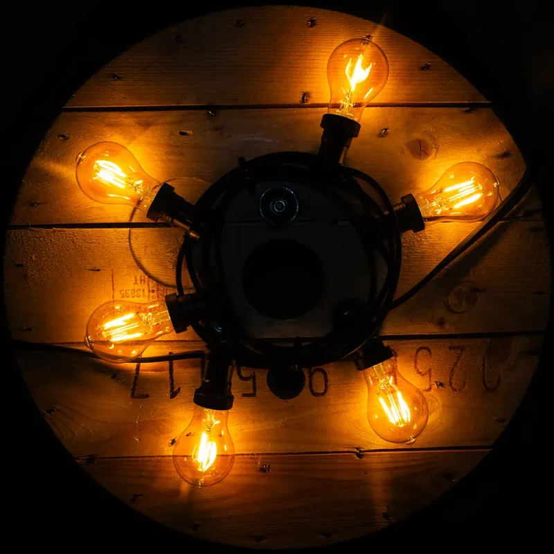 Żarówka LED TA60 0,75W Filament PLAIN AMBER 2000k — zdjęcie 2