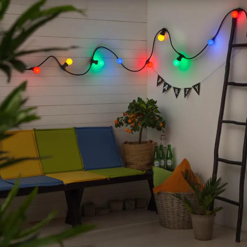 Żarówka led G45 1W Niebieska Plastikowy Klosz — zdjęcie 2
