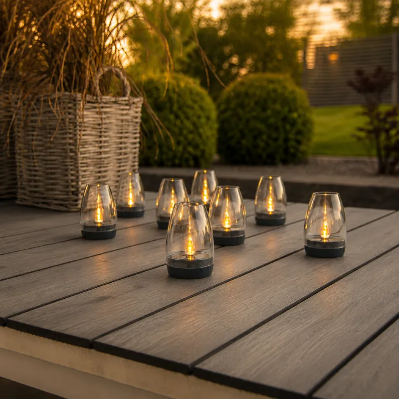 Zestaw 2x lampion solarny ogrodowy LED TROPEA — zdjęcie 3