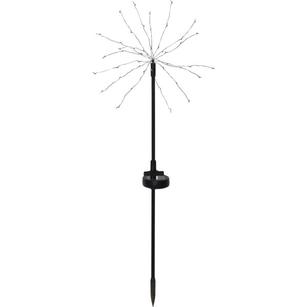 Zestaw 2x solarna dekoracja ogrodowa Sztuczne Ognie LED wbijana FIREWORK® — zdjęcie 2