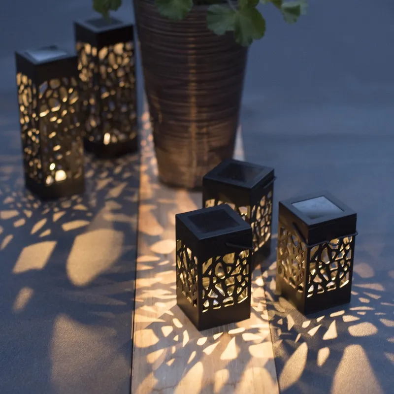 Zestaw 3x lampion solarny ogrodowy LED IZOLA — zdjęcie 5