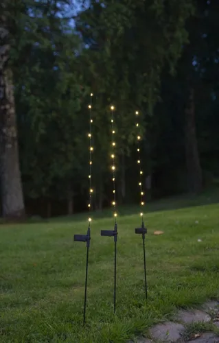 Zestaw 3x solarna dekoracja Gałązka LED wbijana FLEXY — zdjęcie 5