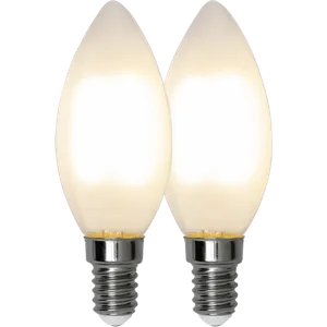 2x żarówka LED E14 2,5W C35 FROSTED 2700k Biała ciepła dwupak