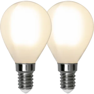 2x żarówka LED E14 2,5W P45 FROSTED 2700k Biała ciepła dwupak
