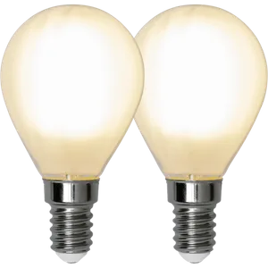 2x żarówka LED E14 4,5W P45 FROSTED 2700k Biała ciepła dwupak