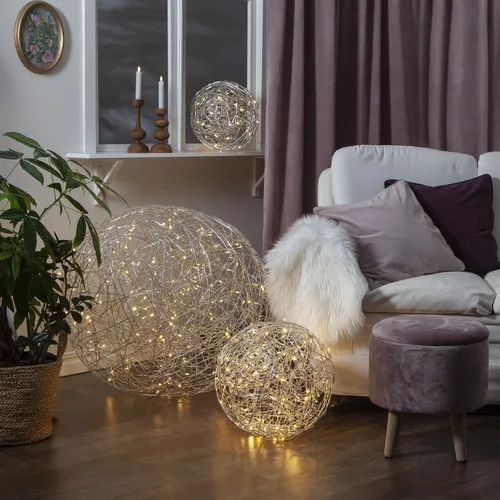 Dekoracja LED metalowa Kula TRASSEL 77 cm średnicy — zdjęcie 4