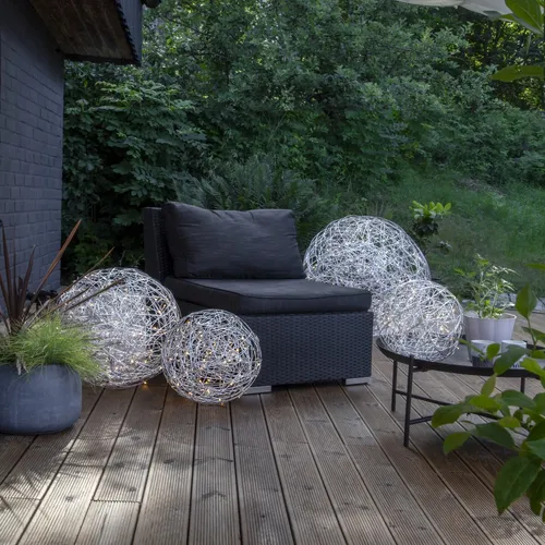Dekoracja LED metalowa Kula TRASSEL 77 cm średnicy — zdjęcie 5